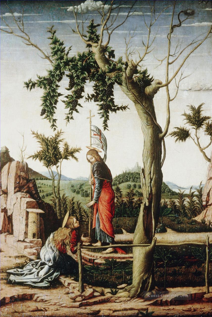 Noli me tangere Renaissance Maler Andrea Mantegna Ölgemälde